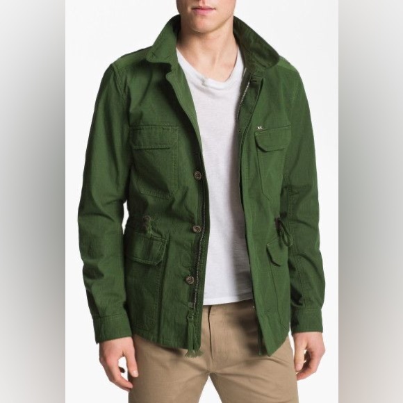 (SOLD) DIESEL jagarto green military field jacket M - Picture 9 of 11